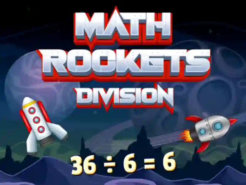 Žaidimas Math Rockets Division internete