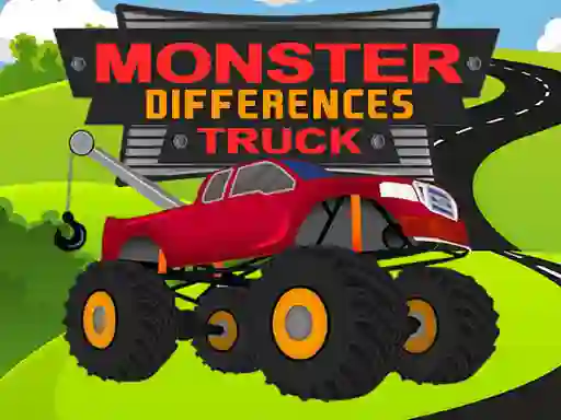 Žaidimas Monster Truck Differences internete