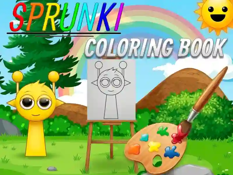 Žaidimas Sprunki Coloring Book internete