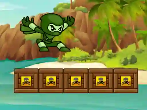 Žaidimas Green Ninja Run internete