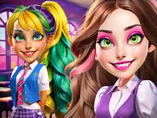 Žaidimas Princesses at Horror School internete