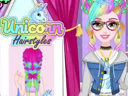 Žaidimas Unicorn Hairstyles internete