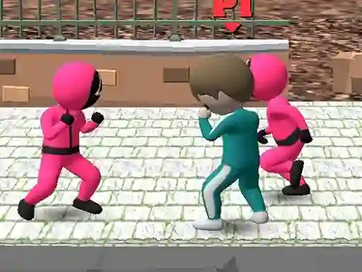 Žaidimas Squid Game Multiplayer Fighting internete