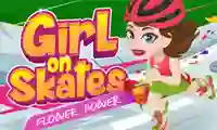 Žaidimas Girl on Skates: Flower Power internete