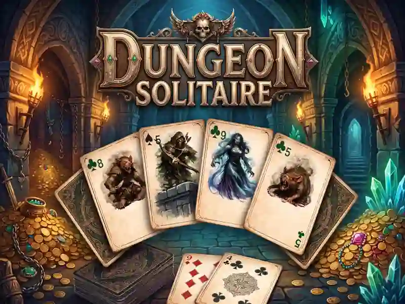 Žaidimas Dungeon Solitaire internete