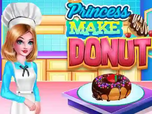 Žaidimas Princess Make Donut internete