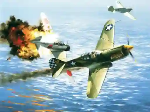 Žaidimas Aviation Art Air Combat Slide internete