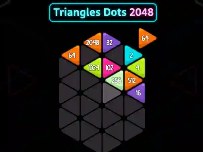 Žaidimas Triangles Dots 2048 internete