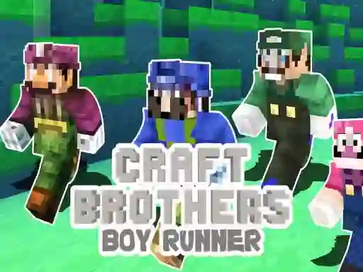 Žaidimas Craft Bros Boy Runner internete