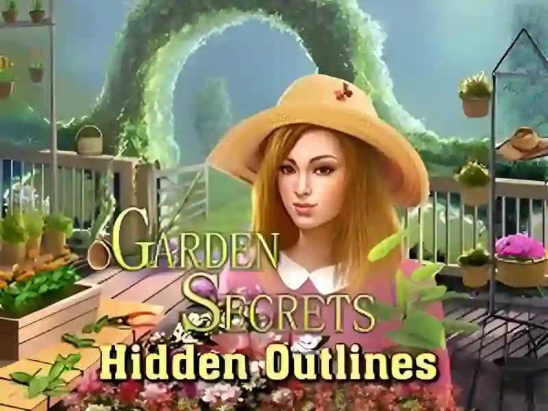 Žaidimas Garden Secrets Hidden Objects by Outline internete