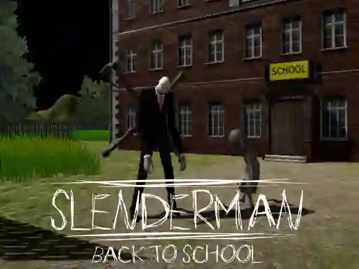 Žaidimas Slenderman Back to School internete
