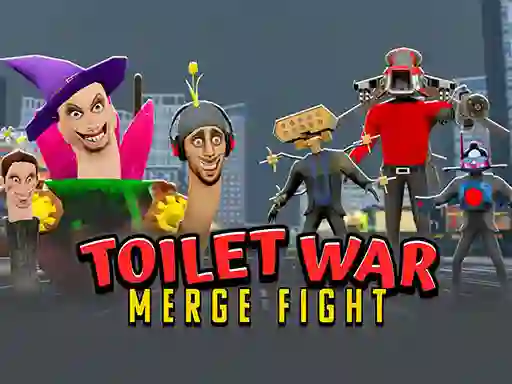 Žaidimas Toilet War: Merge Skibidi internete