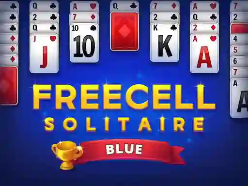 Žaidimas Freecell Solitaire Blue internete