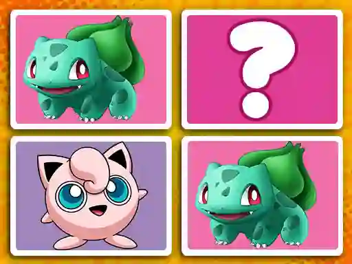 Žaidimas Poke World Find-Pairs internete