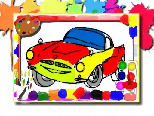 Žaidimas Racing Cars Coloring Book internete