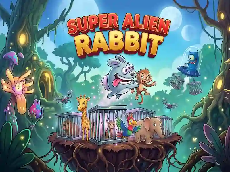 Žaidimas Super Alien Rabbit internete