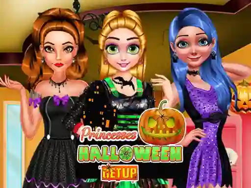Žaidimas Princesses Halloween Getup internete