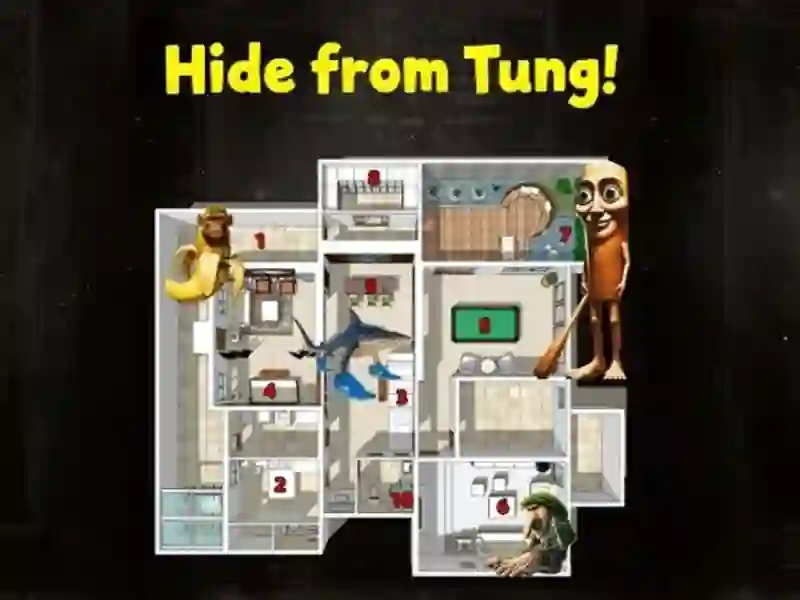 Žaidimas Hide From Tung! internete