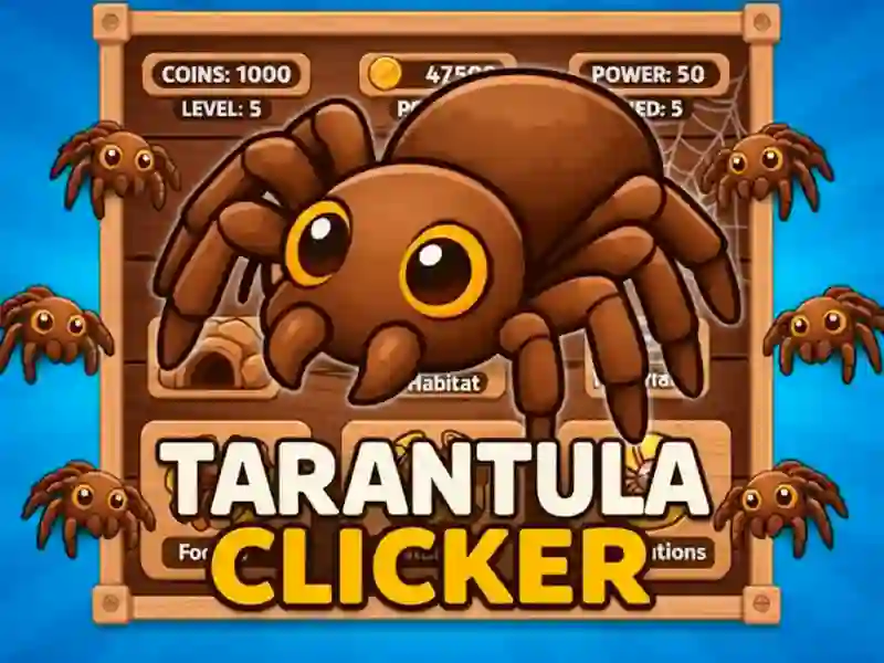 Žaidimas Tarantula Clicker internete