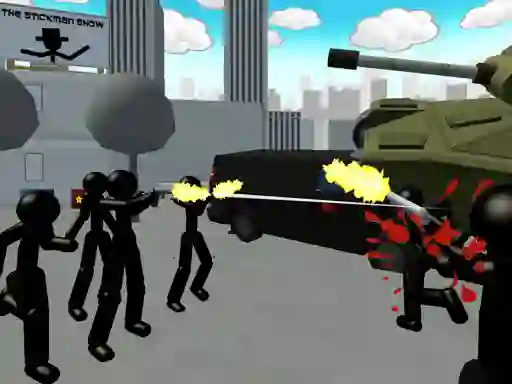 Žaidimas Stickman City Shooting 3d internete