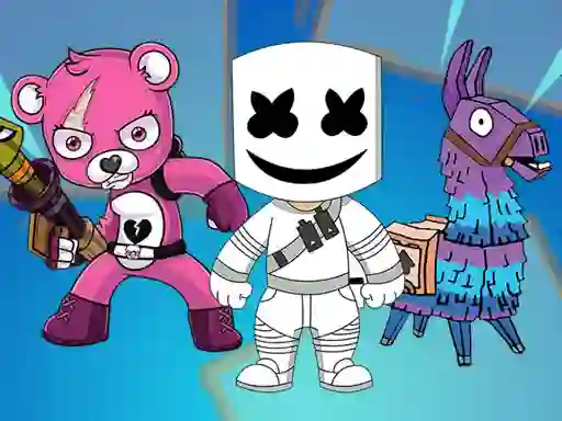 Žaidimas Battle Royale Coloring Book internete