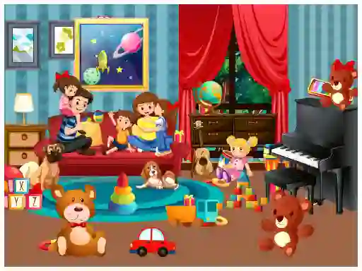 Žaidimas Hidden Toys internete