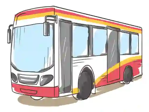 Žaidimas Cartoon Bus Slide internete