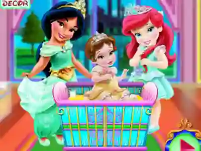 Žaidimas Baby Princesses Bedroom Decor internete