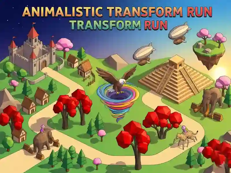 Žaidimas Animalistic Transform Run internete