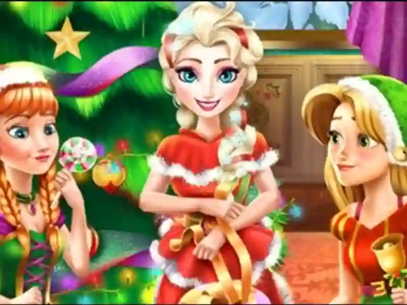 Žaidimas Disney Princess Christmas Party internete