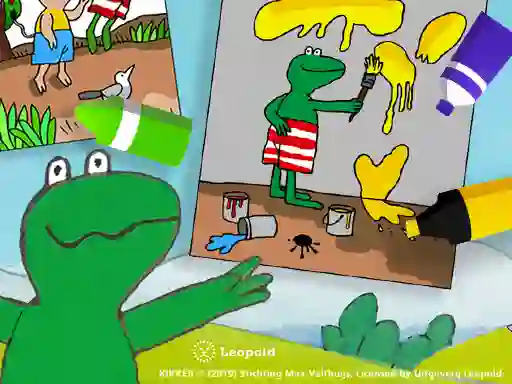 Žaidimas Coloring Kikker internete