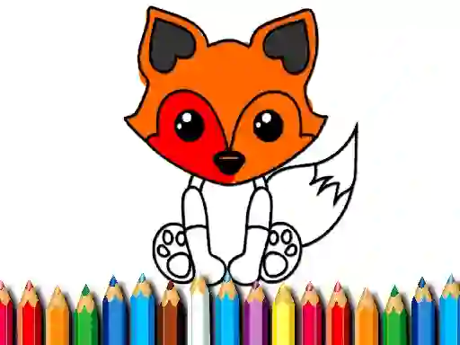 Žaidimas Fox Coloring Book internete
