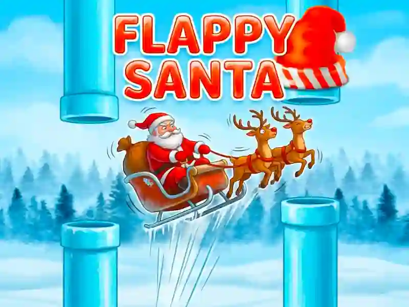 Žaidimas Flappy Santa internete