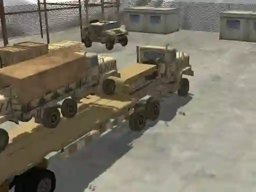 Žaidimas Transport Army vehicle truck driving internete