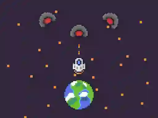 Žaidimas Pixel Protect Your Planet internete