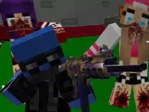 Žaidimas Blocky Combat Special Forces: Zombie Apocalypse internete