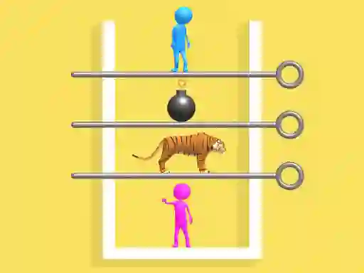Žaidimas Love Pins Pull Pins and Brain Wash internete