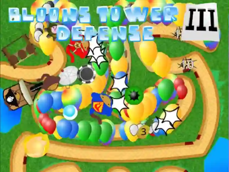 Žaidimas Bloons Tower Defense 3 internete