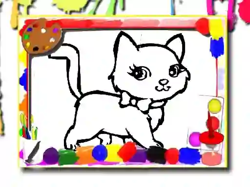Žaidimas Sweet Cats Coloring internete