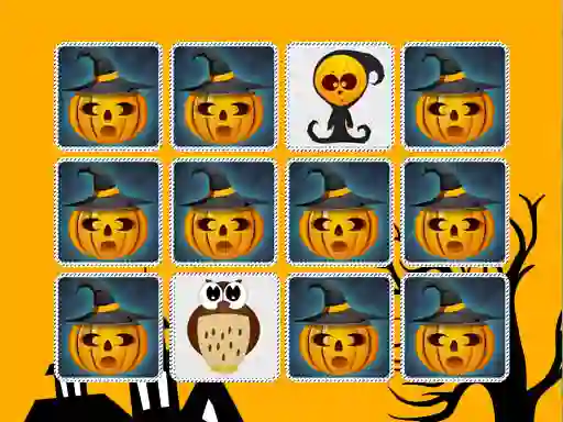 Žaidimas Kids Memory Game Halloween internete