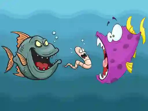 Žaidimas Angry Fish Coloring internete