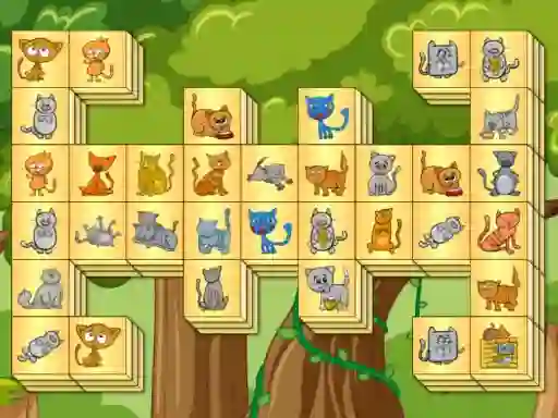 Žaidimas Cats mahjong internete
