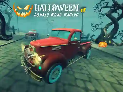 Žaidimas Halloween Lonely Road Racing internete