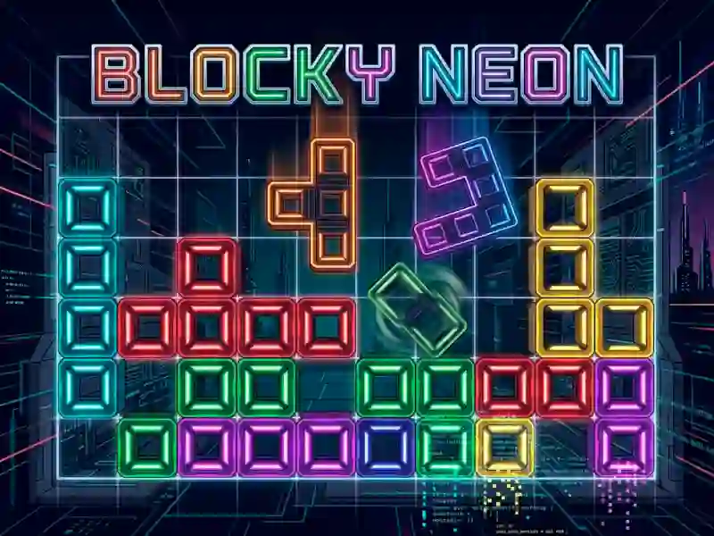 Žaidimas Blocky Neon internete