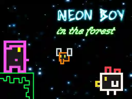 Žaidimas Neon Boy in the forest internete