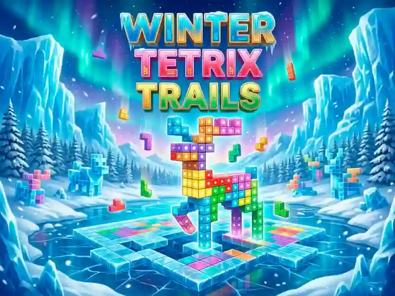 Žaidimas Winter Tetrix Trails internete