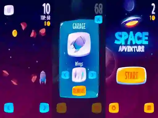 Žaidimas Space Adventure internete