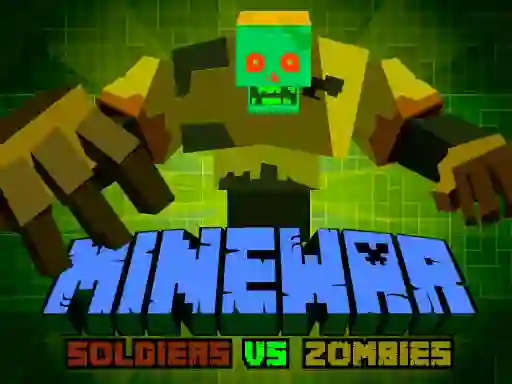 Žaidimas Minewar Soldiers vs Zombies internete