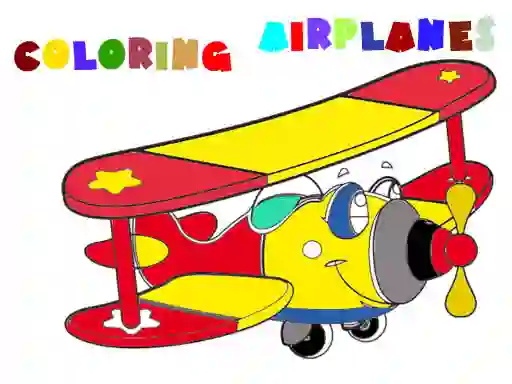 Žaidimas Coloring Book Airplane 2 internete