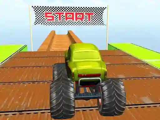 Žaidimas Mega ramp Monster truck internete